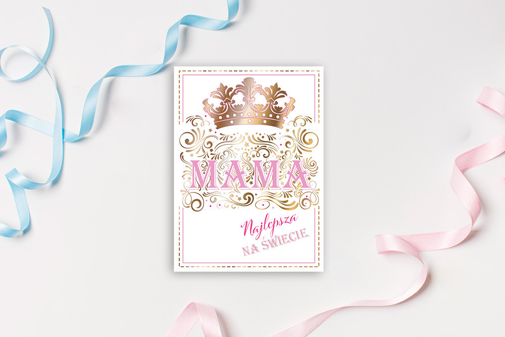 Karnet B6 Mama pink Henry